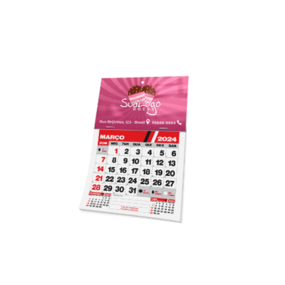 CALENDÁRIOS E FOLHINHAS 2026